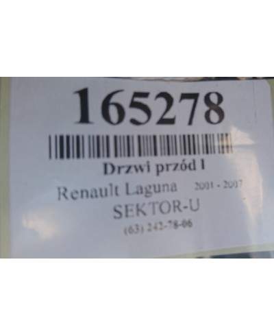 Renault Laguna II Drzwi Przód Lewy NV676