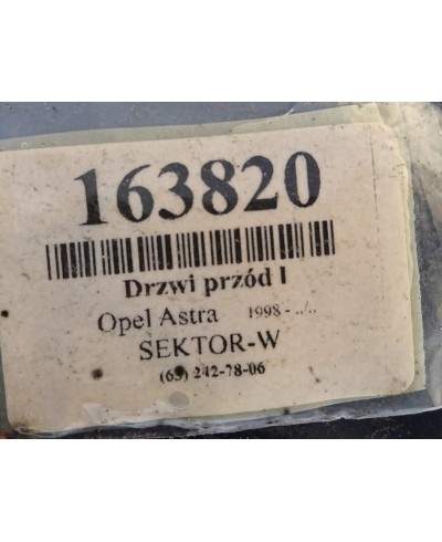 Opel Astra G Drzwi Przód Lewy Z282