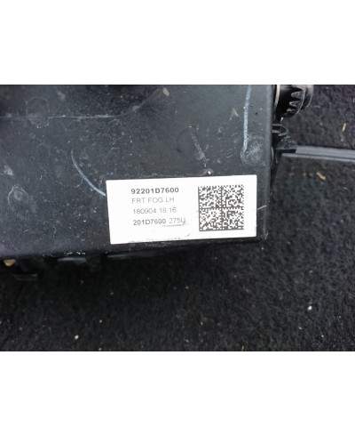Hyundai Tucson Halogen Lewy 92201D7600