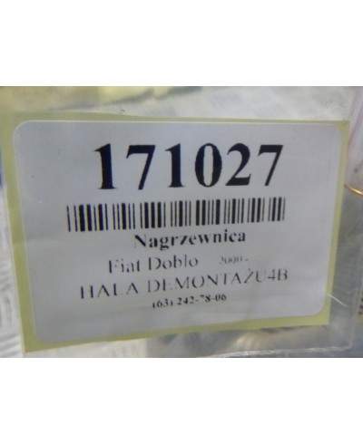 Fiat Doblo Nagrzewnica