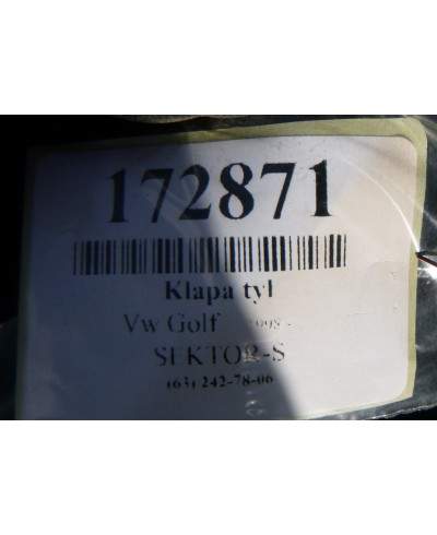 VW Golf IV Klapa Bagażnika