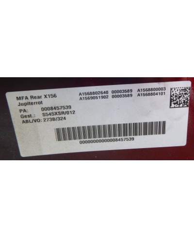 Mercedes GLA X156 Zderzak Tył A1568850125