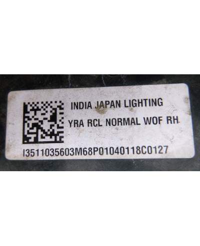 Suzuki Baleno Lampa Tył Prawa 35650M68P0100
