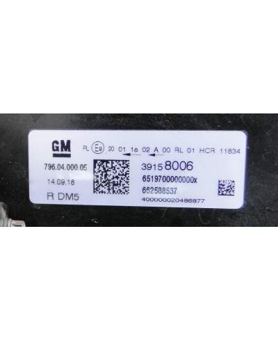 Opel AstraK Reflektor Prawy 39158006