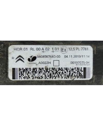 Citroen Jumpy Reflektor Prawy 9808567680