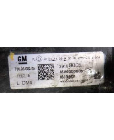 Opel Astra K Reflektor Lewy 39158005
