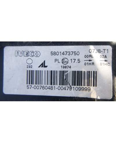 Iveco Daily Reflektor Lewy 5801473750
