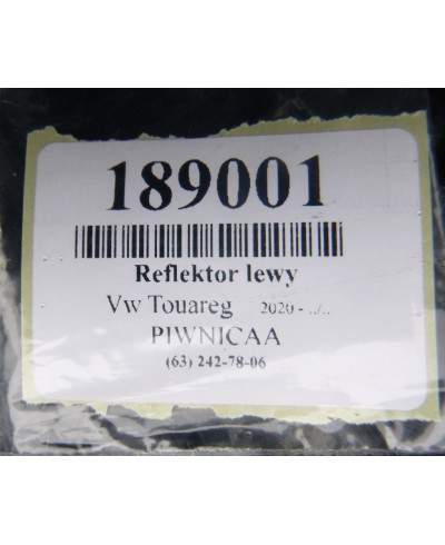 VW Touareg Reflektor Lewy 761941081