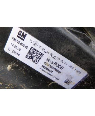 Opel Astra K Reflektor Prawy 39158005