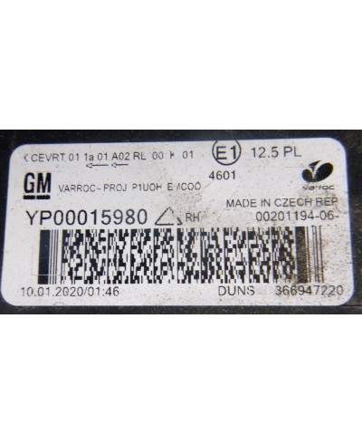 Opel Grandland X Reflektor Prawy yp00015980