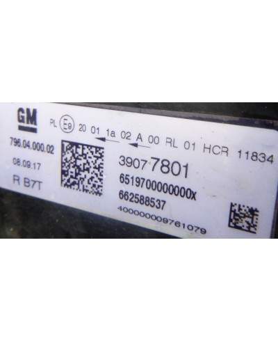 Opel Astra K Reflektor Prawy 39077801