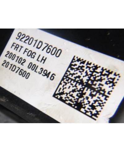 Hyundai Tucson Halogen Lewy 92201D7600