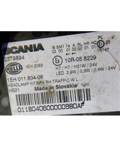 Scania R Reflektor Prawy 2379894