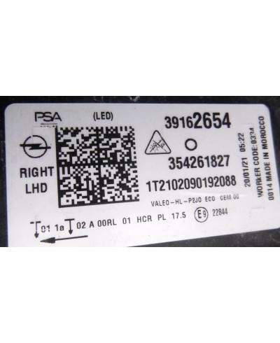 Opel Corsa F Reflektor Prawy 39162654