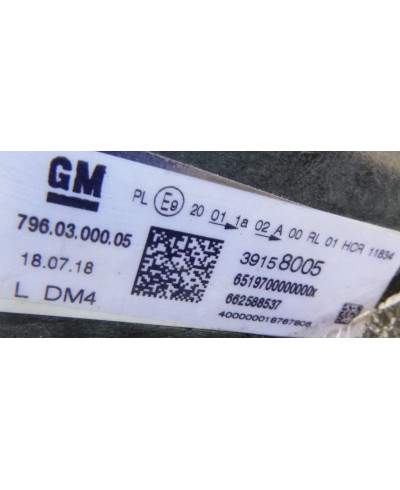 Opel Astra K Reflektor Lewy 39158005