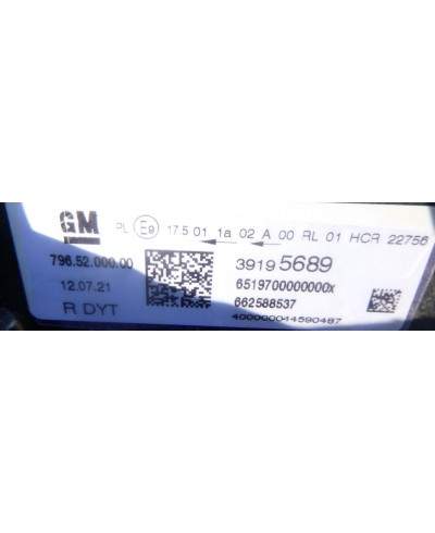 Opel Astra K reflektor prawy 39195689