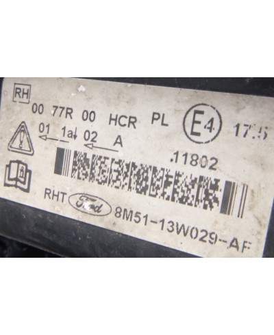 Ford Focus MK2 Reflektor Prawy 8m51-13w029-af