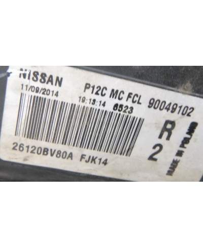 Nissan Juke Lampa Jazdy Dziennej Prawa 26120bv80a