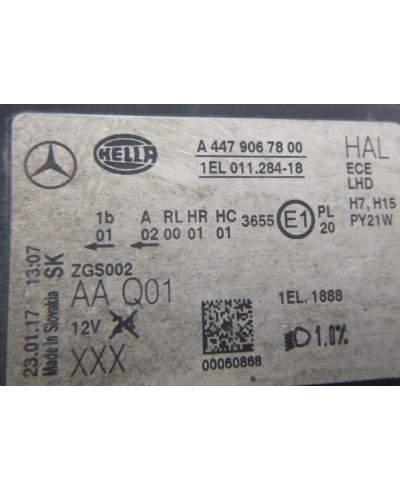 Mercedes Vito W447 Reflektor Prawy a4479067800