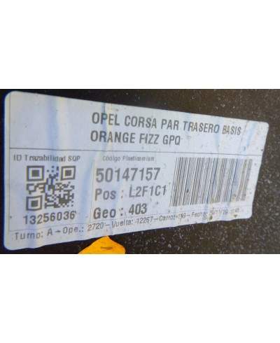 Opel Corsa F Zderzak Tył 9829754980