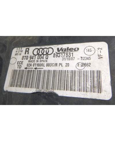 Audi A5 Reflektor Prawy 8t0941004q