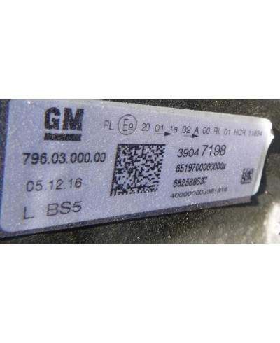 Opel Astra K Reflektor Lewy 39047198