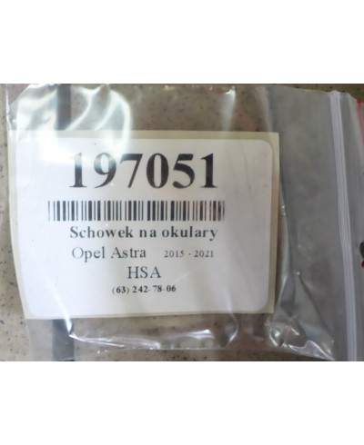 Opel Astra K Schowek na Okulary 3914898