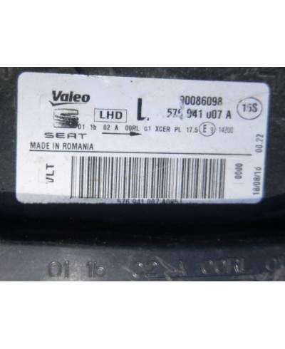 Seat Ateca Reflektor Lewy 90086098