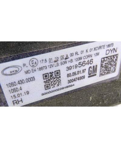 Opel Insignia B Reflektor Prawy 39195646