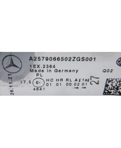 Mercedes CLS C257 Reflektor Lewy a2579066502