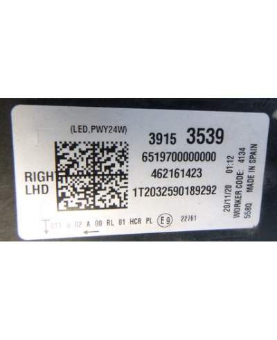 Opel Crossland X Reflektor Prawy 39153539