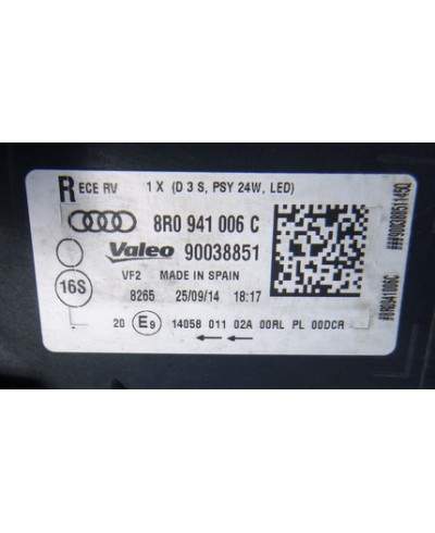 Audi Q5 Reflektor Prawy 8R0941006C