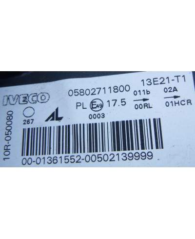 Iveco Daily Reflektor Lewy 05802711800