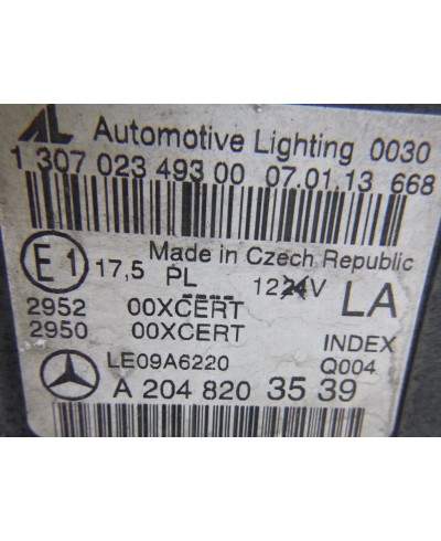 Mercedes C W204 Reflektor Lewy a2048203539