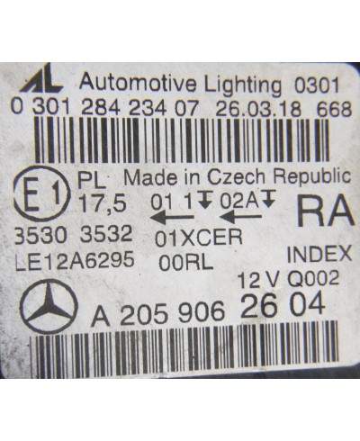 Mercedes C W205 Reflektor Prawy a2059062604