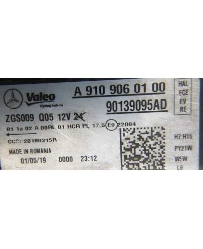 Mercedes Sprinter Reflektor Prawy 19109060100
