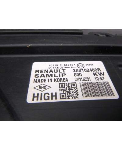 Renault Arkana Reflektor Prawy 260102483r